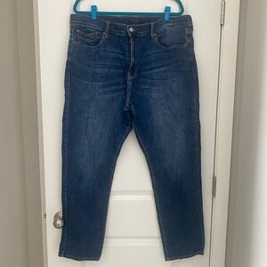 Lucky Brand Men's Dark Blue Straight Jeans